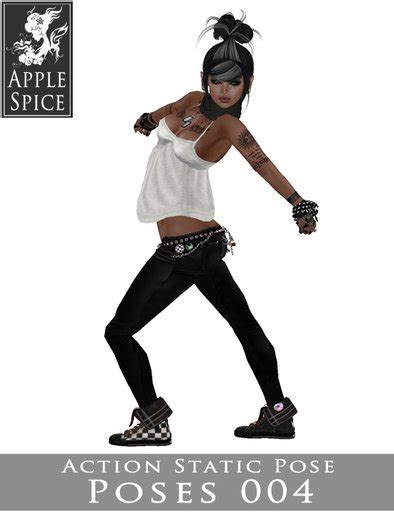 Second Life Marketplace Apple Spice Action Pose 004