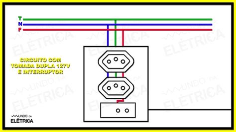 Aprenda instalar tomada dupla interruptor Mundo da Elétrica