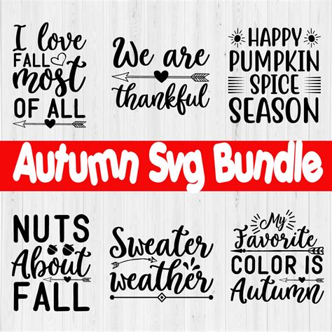 Autumn Svg Design Bundle Vol2 Masterbundles