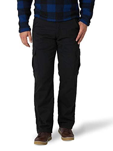 Wrangler Authentics Pantalon cargo doublé en polaire pour homme Sergé