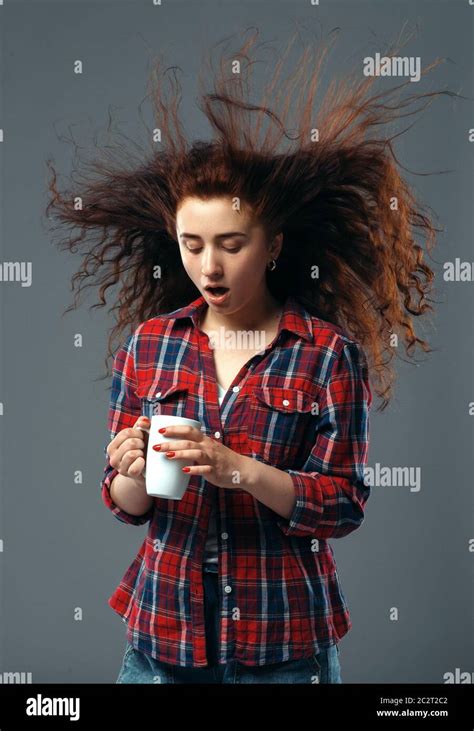 Fan Blowing Hair High Resolution Stock Photography and Images - Alamy