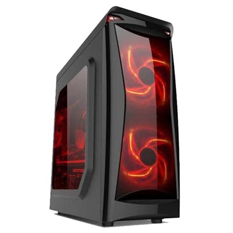 Gabinete Naxido F Negro Cooler Red Teamtecno