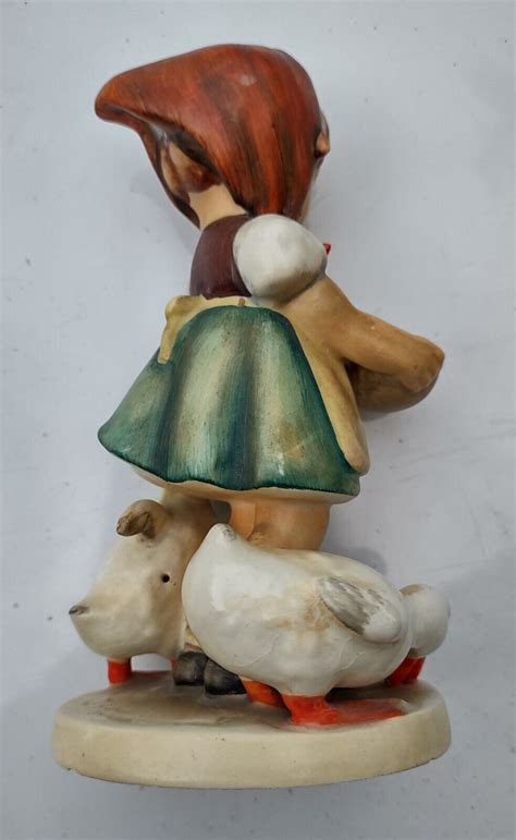 Hummel Goebel Girl With Geese Figurine Ebay