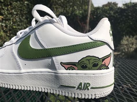 Sole Choppers Star Wars Baby Yoda Air Force 1s Custom Shoes Diy