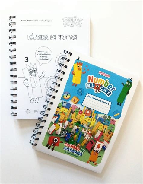 Cuaderno Number Blocks Para Aprender Jugando Y Coloreando Soy Pandora