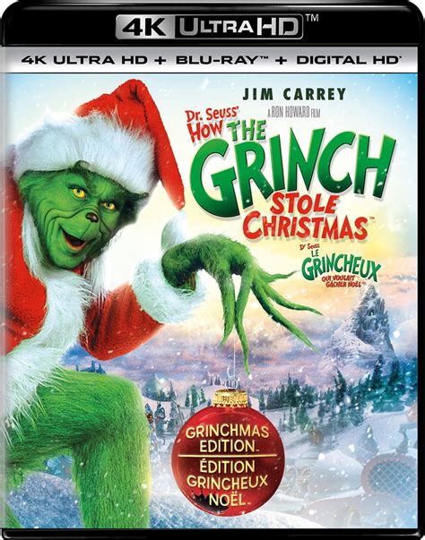 Dr Seuss How The Grinch Stole Christmas 4k Ultra HD Blu Ray