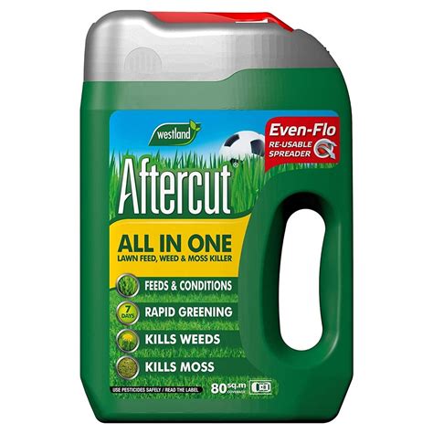 Aftercut All In One Lawn Thickener Feed Weed And Moss Killer Westland Gardening Ebay