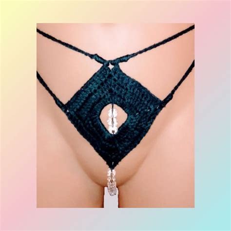 Lingerie Crochet Pattern Underwear Sexy Crotchless Etsy