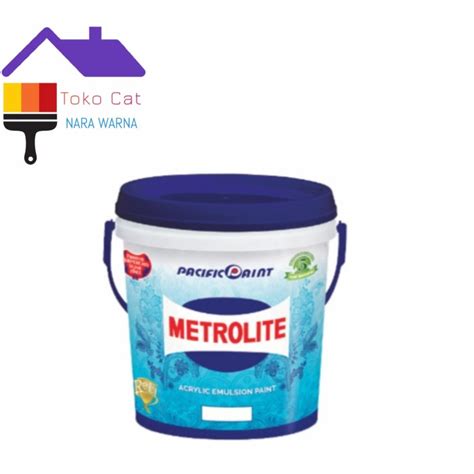 Jual Cat Tembok Metrolite Putih Kebiruan Ltr Kg Kota Tangerang