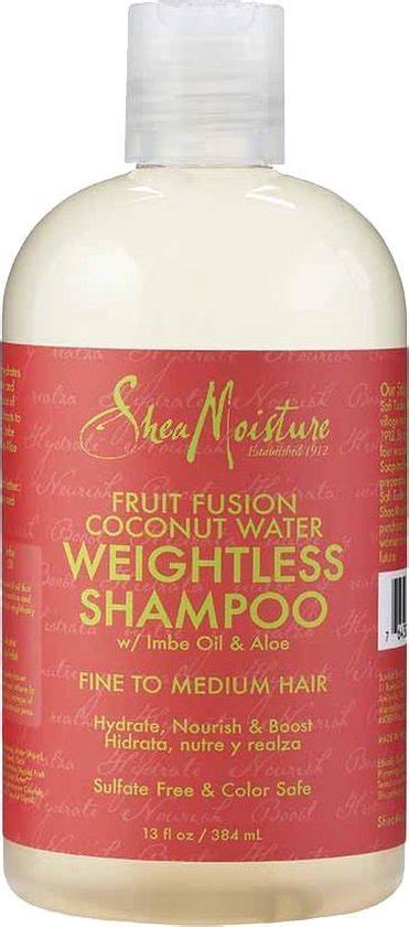 Shea Moisture Fruit Fusion Coconut Water Weightless Shampoo Ml