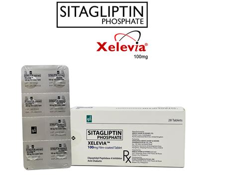 Xelevia Sitagliptin 100mg 28 Tablets Think Health