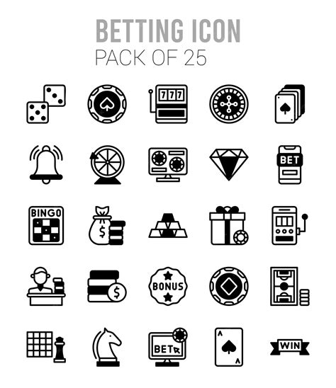 Premium Vector 25 Betting Lineal Fill Icons Pack Vector Illustration