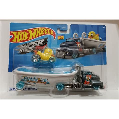 Hot Wheels Super Rigs Scrubba Dub Driver Duck Shopee Malaysia