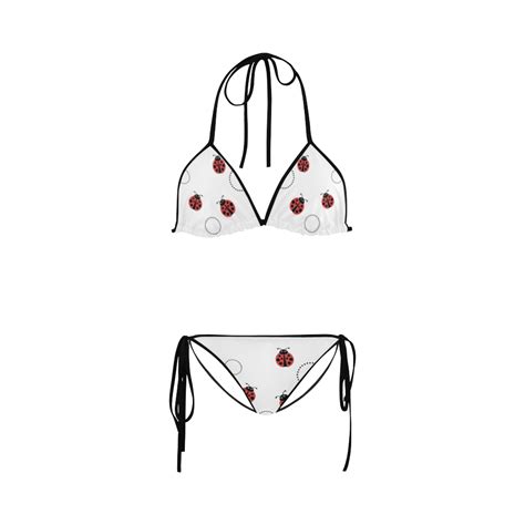 Lady Bug Custom Bikini Swimsuit Id D