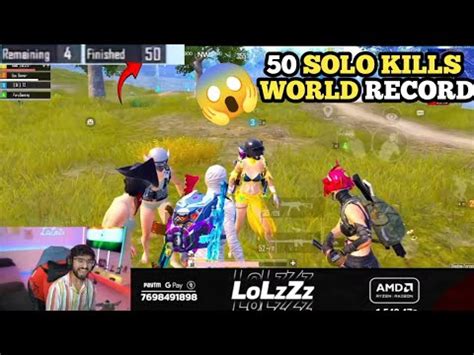 Solo Kills In Single Match In New Mode World Record By Lolzzz