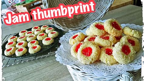 Resep Kue Kering Selai Strawbery Dan Kelapa Youtube