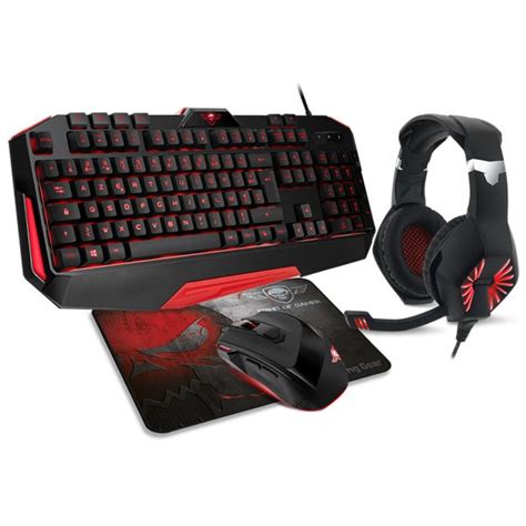 Ensemble Gaming Clavier Souris Tapis Et Casque Spirit Of Gamer Pro Mkh