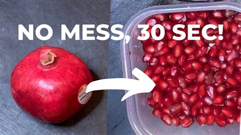 The Best And Easiest Way To Remove Pomegranate Seeds — No Mess 30 Second