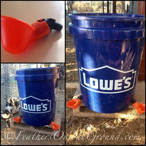 5 Gallon Bucket Chicken Feeder