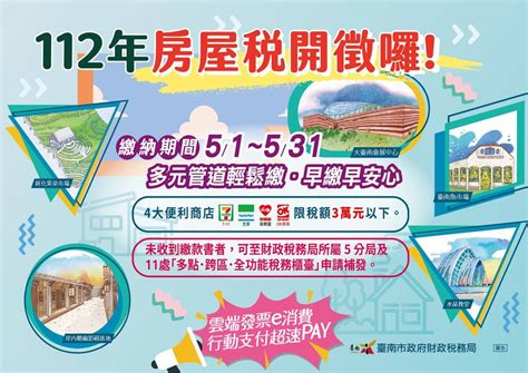 112年房屋稅將於5月1日開徵 繳納期限至5月31日 府城人語新聞網