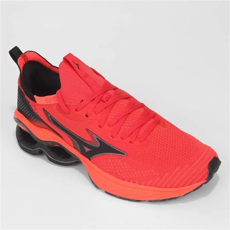 Tênis Mizuno Wave Invictus 3 Masculino Vermelho Compre Agora Cabana