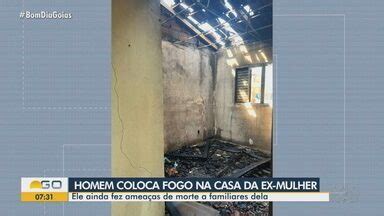 Bom Dia GO Homem é preso suspeito de colocar fogo na casa da ex