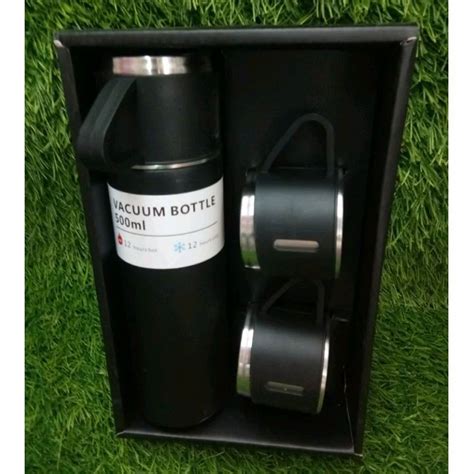 Vacuum Flask Set With Cups Stainless Steel Tea Coffee Hot And Cold Bottle Corporate Gifts