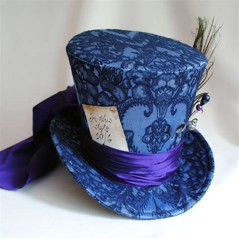 Mad Hatter Top Hatalice In Wonderland Cosplay Hat For Etsy