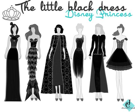 The Little Black Dress Disney Princess By Natashajade On Deviantart