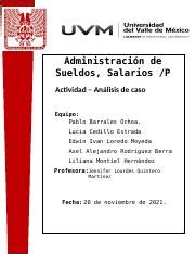 A3 EQUIPO ADM SUE Y SAL PDF 2 2 docx Administración de Sueldos