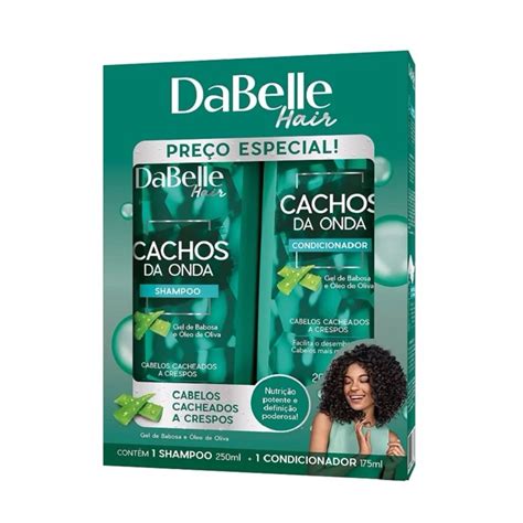 Kit DaBelle Hair Intense Cachos Da Onda Shampoo 250ml Condicionador