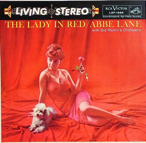 Abbe Lane With Sid Ramin's Orchestra – The Lady In Red (1958, Vinyl ...