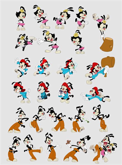 Artstation 2020 Animaniacs Sheet