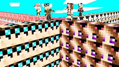 IL MURO DEI LUCKY BLOCK DEGLI YOUTUBER SU MINECRAFT YouTube