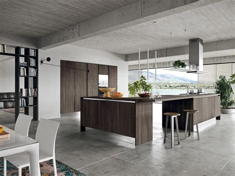 Cucina Moderna Mia Rovere Con Isola Angolare Di Aran