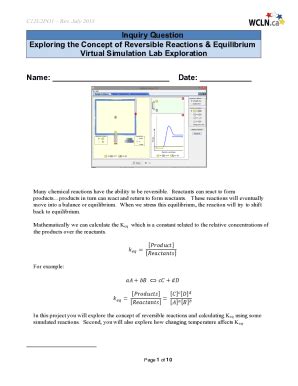 Fillable Online Reversible Reaction Definition, Symbol & Examples Fax ...