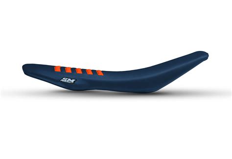 Ktm 690 Wave Seat Cover Sm Project Navy Blue Orange Sm Project