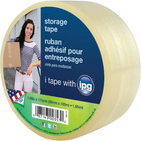 Ipg In X Yd Clear Film Carton Sealing Tape Kroger