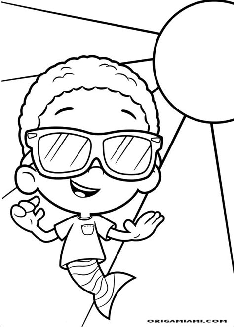 Desenho Para Colorir Bubble Guppies 13 OrigamiAmi