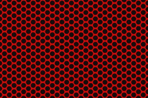 Free Vector Flat Design Red Polka Dot Background