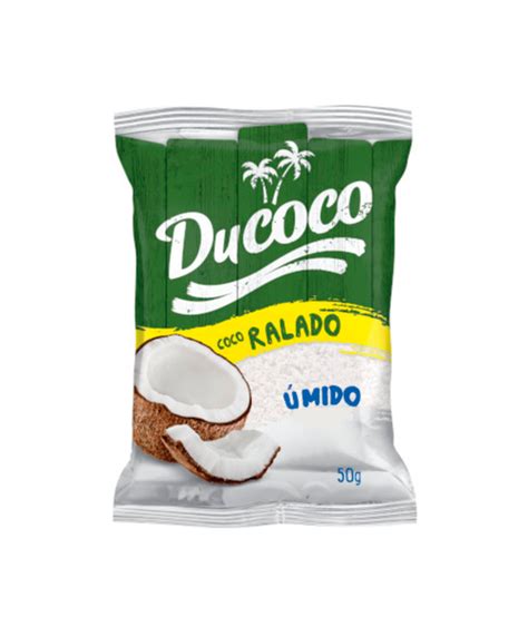 COCO RALADO ÚMIDO DUCOCO 50GR KIT 6 UN Tozzo Alimentos Ltda