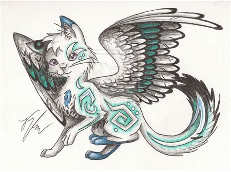 Anime Cats With Wings