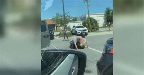 Watch Chick Fil A Employee In Florida Tackles And Stops Would Be