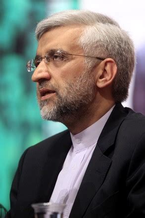 Iranian Presidential Candidate Saeed Jalili Delivers Editorial Stock