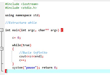 Ciclo While C