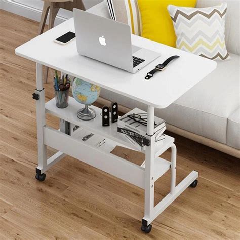 MESA PARA NOTEBOOK ALTURA AJUSTAVEL HOME OFFICE CAMA RODINHAS E 2