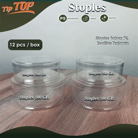 Jual Toples Kue Kering Merk Tip Top Dan Klir Bahan Anti Pecah Ukuran