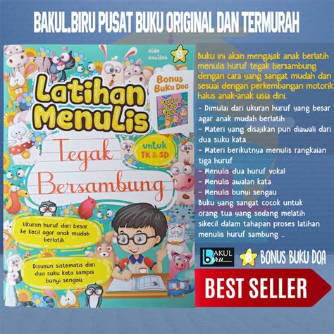 Buku Belajar Menulis Anak Latihan Menulis Tegak Bersambung Lazada