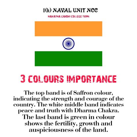 Indian flag colours – India NCC