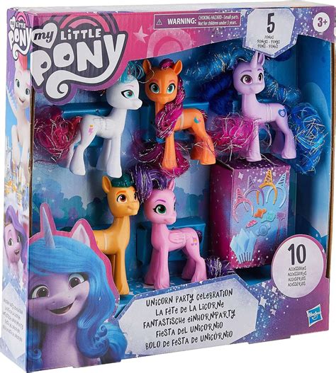 My Little Pony Zestaw Figurki Unicorn Party Celebration 5 jednorożców